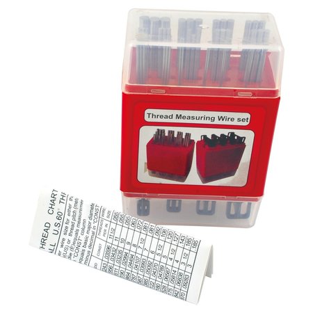 Pro-Series 48 Piece Thread Wire Measuring Set -  H & H INDUSTRIAL PRODUCTS, 4200-0240